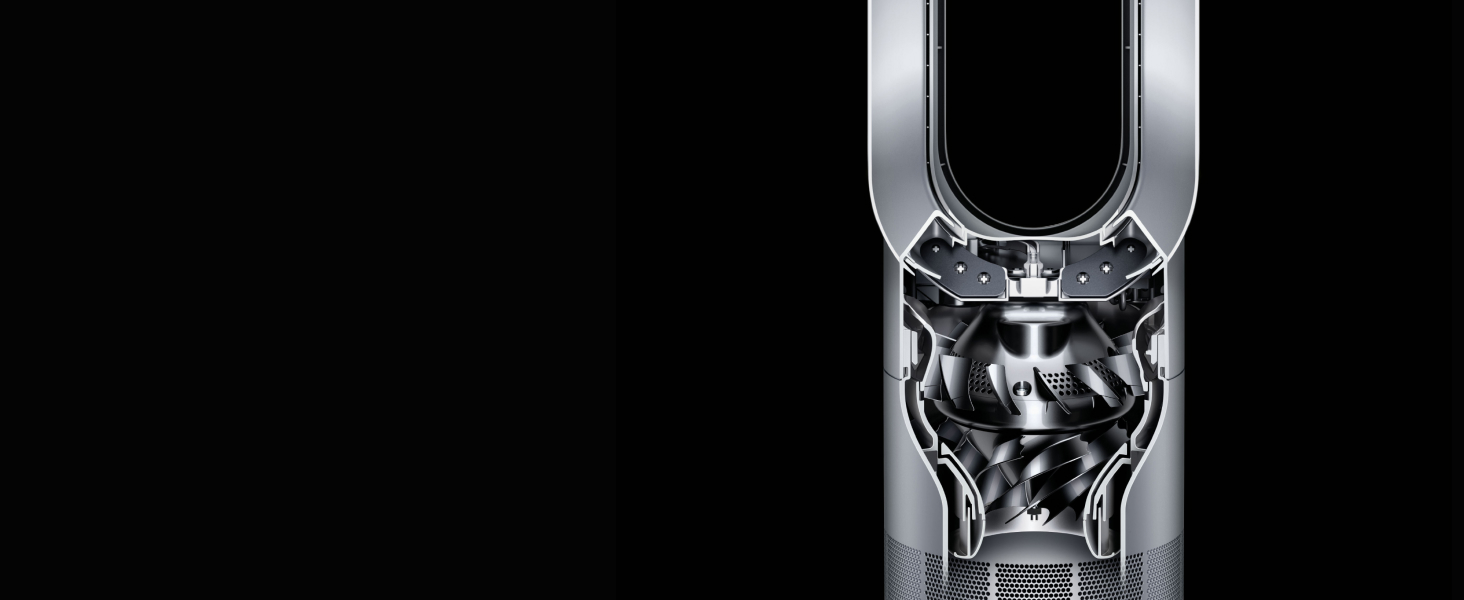 Вентилятор без лопатей Dyson Cool AM07: Потужний, тихий, з пультом, 10 швидкостей, поворот 70°