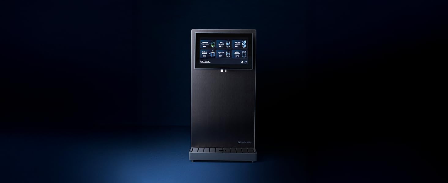 Система зворотного осмосу OsmoFresh Fusion Pro з мінералізацією та UV-C фільтрацією | Зволожувач для води | Гаряча та холодна вода | Без встановлення