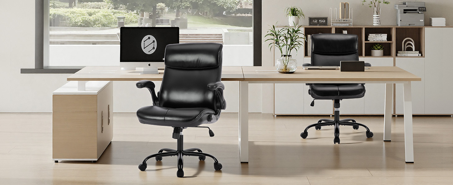 Офісне крісло COLAMY з підігрівом та підніжкою, ергономічний шезлонг для начальника, поворотне на 360°, регульована спинка 94-125°, для офісу