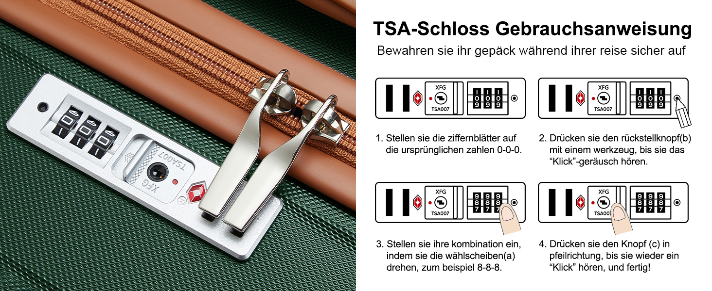 Набір дорожніх валіз Melalenia 7 предметів, легка жорстка оболонка, 4 колеса, TSA-замок, включаючи косметичку, сумку та рюкзак (Зелений)