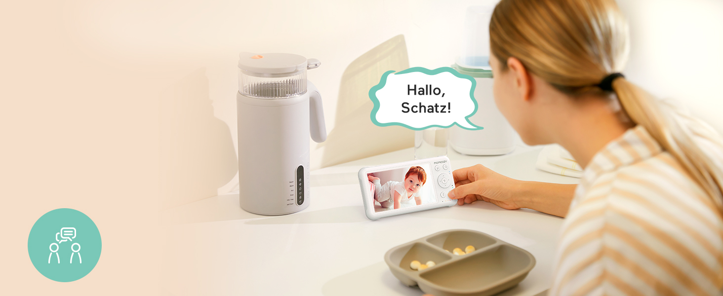 Радіоняня Momcozy з камерою 5