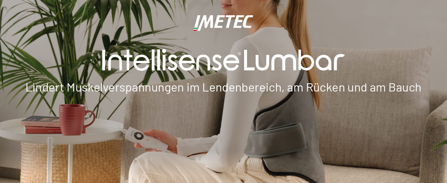 Грелка для шиї та плечей Imetec Intellisense: 5 температур, електрозахист, швидко гріється, для шиї та спини