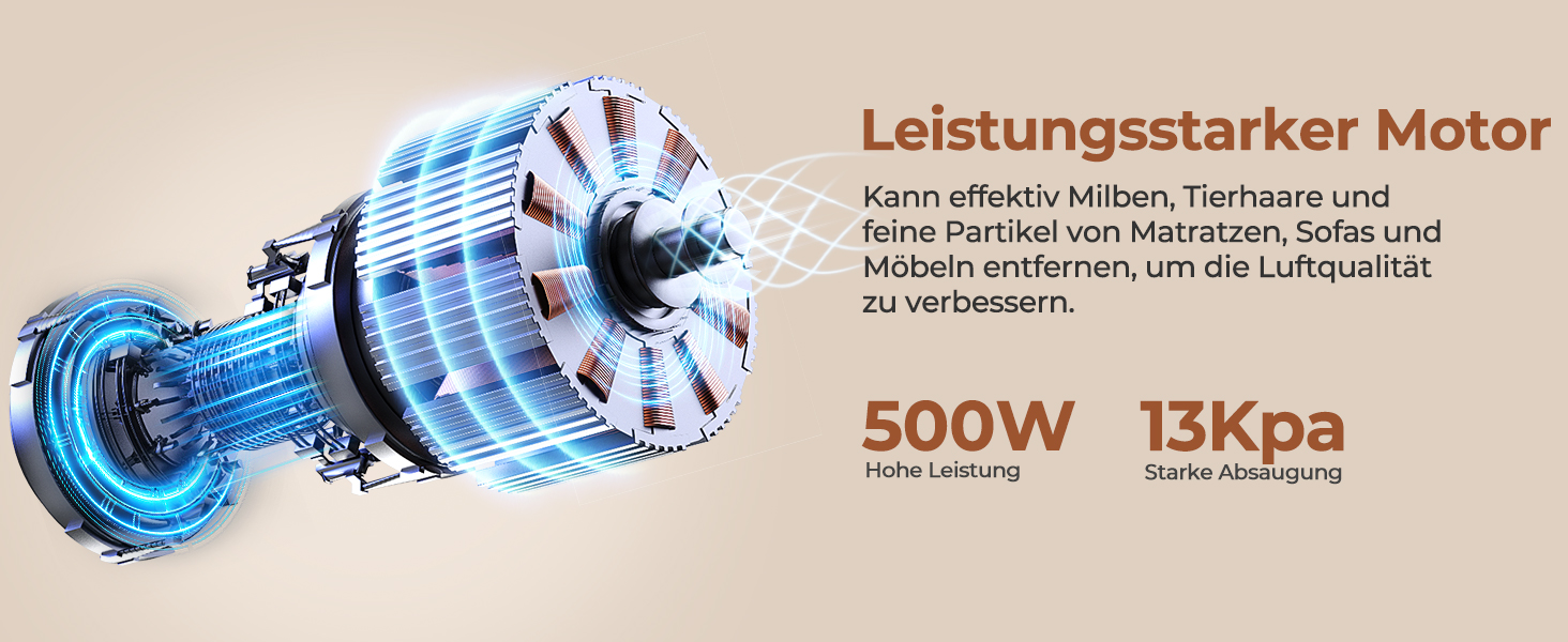 Пилосос JIGOO J200 Mite для матраців з LED дисплеєм, пилосос Mite 500 Вт з датчиком ультрафіолетового світла та пилових кліщів, ультразвуковий, Для алергіків, видаляє 99,9 алергенів з ліжок, диванів, шерсті домашніх тварин J200-230V