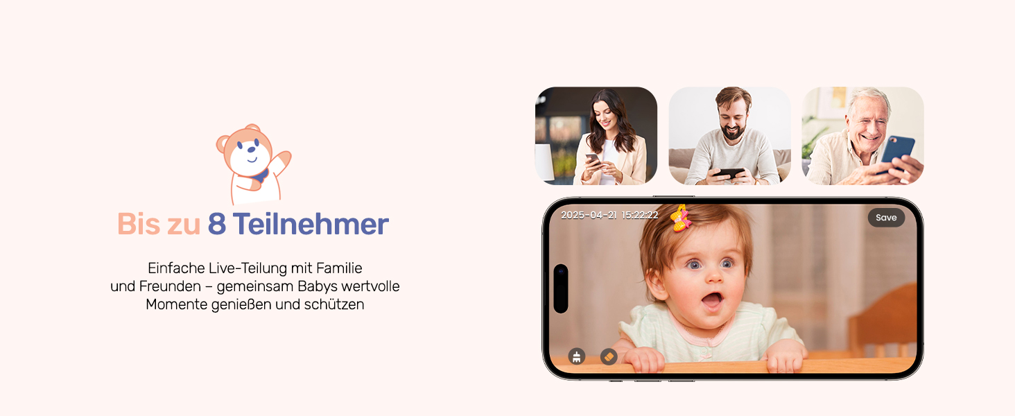 Відеоняня з камерою 360° VB816pro-de, 4