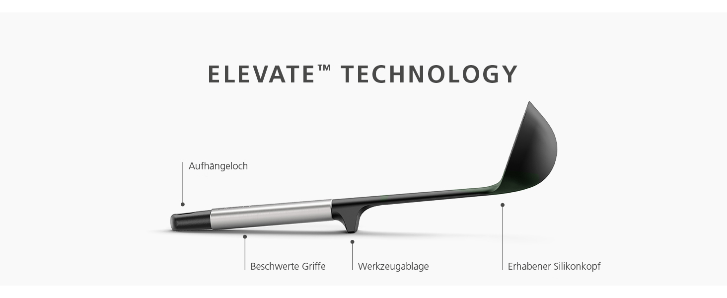 Набір кухонних аксесуарів Joseph Joseph Elevate Fusion (5 шт.) з підставкою, кухонні інструменти, BPA-free, термостійкі, з антипригарним покриттям, нержавіюча сталь