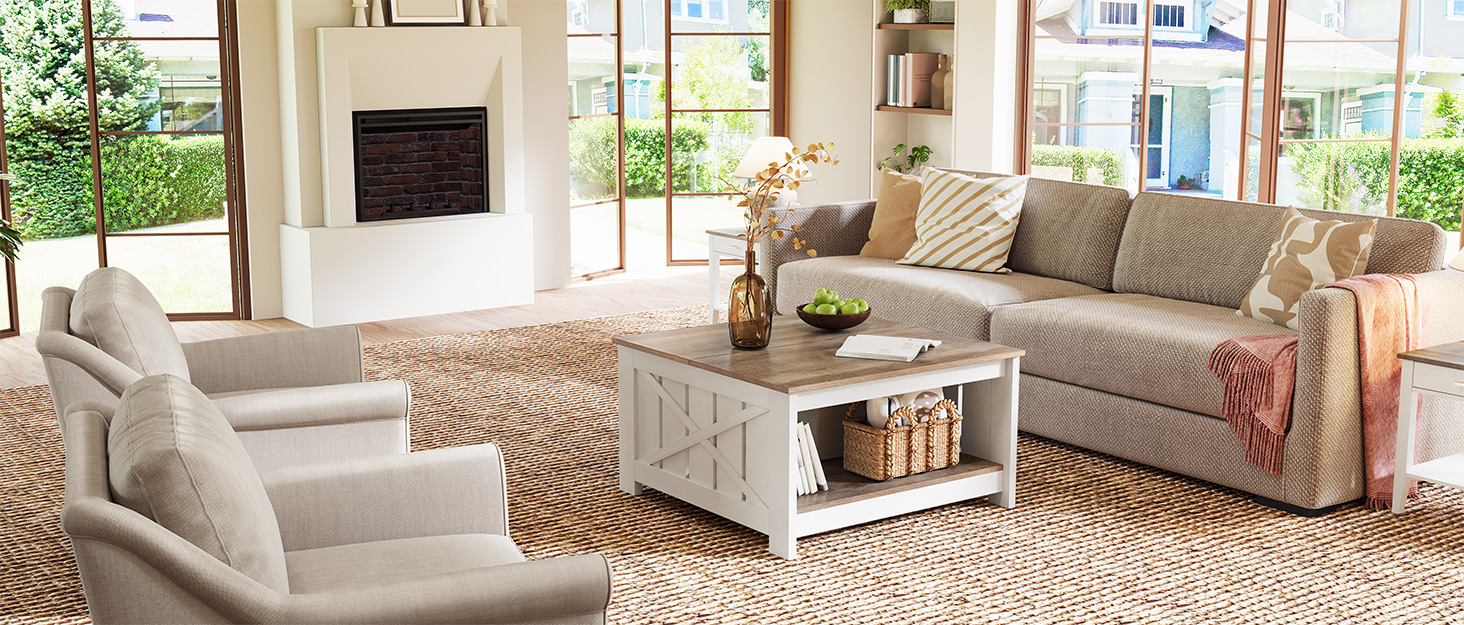 Приліжкові тумбочки YITAHOME (2 шт.) з 2 шухлядами, білі, з золотими ніжками, 40 x 30 x 52 см