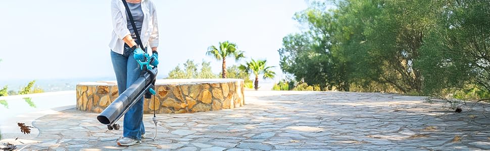 Cecotec Airforce 3300 Crush&Go: електропилосос та подрібнювач листя, 3300 Вт, 270 км/год, XL-насадка, 6 швидкостей, мішок 40 л