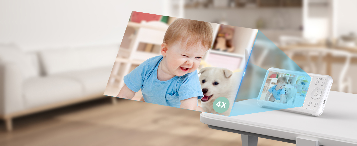 Радіоняня Momcozy з камерою 5