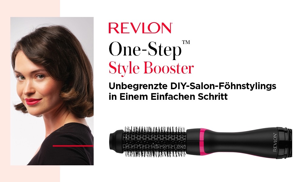 Revlon One-Step Style Booster RVDR5292UKE – Фен-щітка для укладання 38 мм з керамічним покриттям та іонізацією