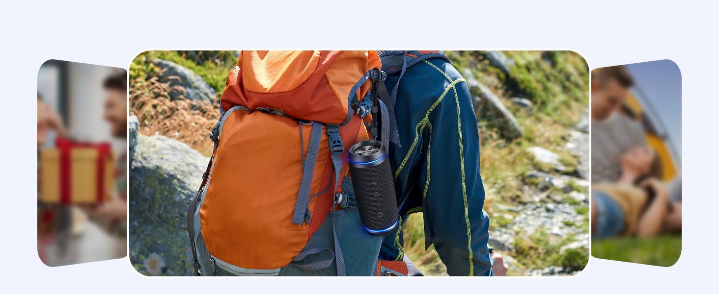 W-KING Портативна Bluetooth Колонка 36W з 360° Звуком, IPX6 Водовідштовхування, AUX, 30 годин роботи, для дому, відпочинку, подорожей та гольфу