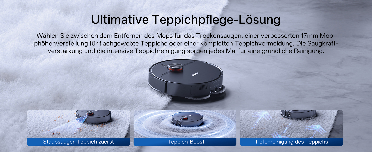 Робот-пилосос JONR X1 Max з функцією миття, 20000 Па, перешкоди 30 мм, миття гарячою водою 75°C, швидке сушіння гарячим повітрям 45°C, уникнення перешкод за допомогою ШІ та 360° навігація