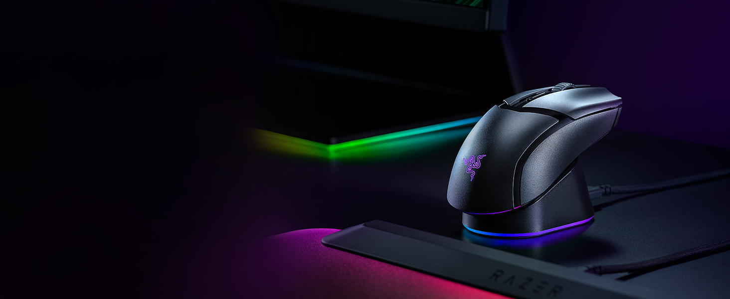 Ігрова миша Razer Cobra HyperSpeed: легка дротова миша з Chroma RGB, оптичними перемикачами 3-го покоління, вагою 57 г, чорна