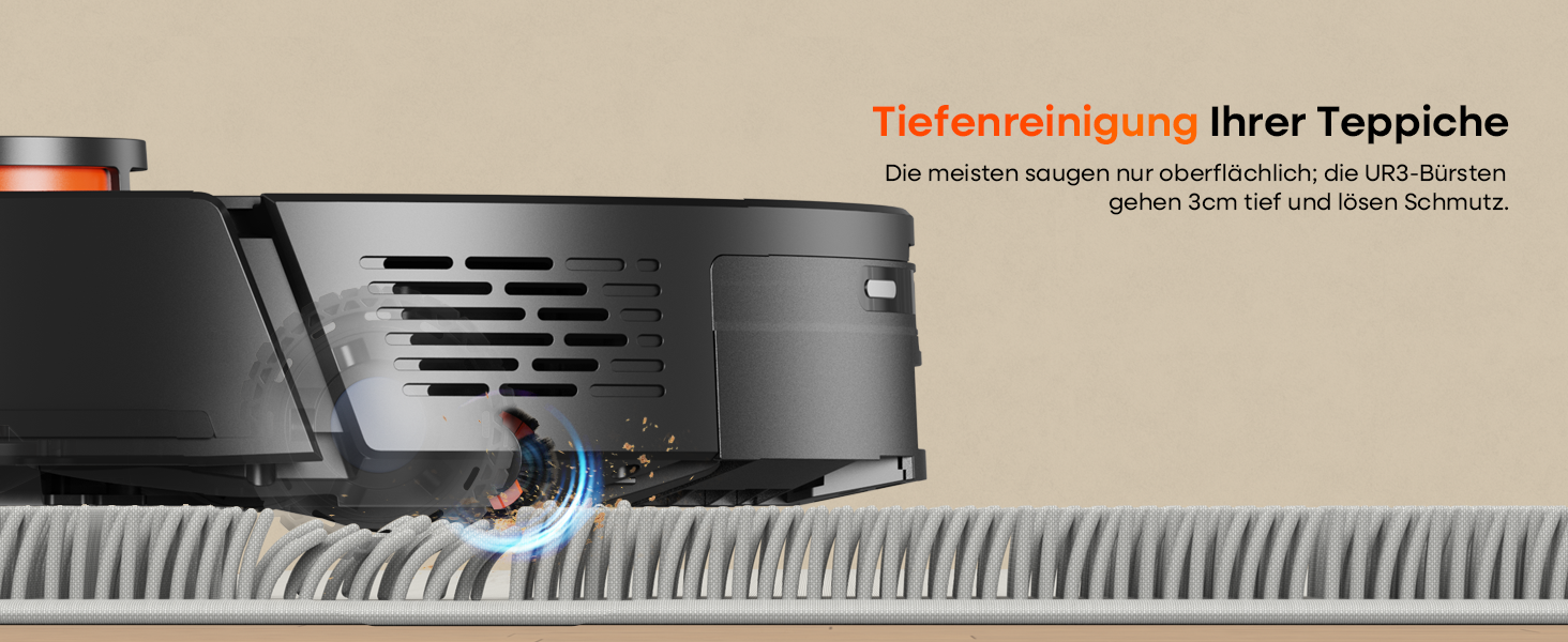 Робот-пилосос з функцією миття 5000Pa, потужний робот-пилосос з базою для самостійного очищення 3.5L, час роботи до 180 хвилин, навігація LiDAR, для збору шерсті тварин та прибирання килимів, керування через додаток, чорний