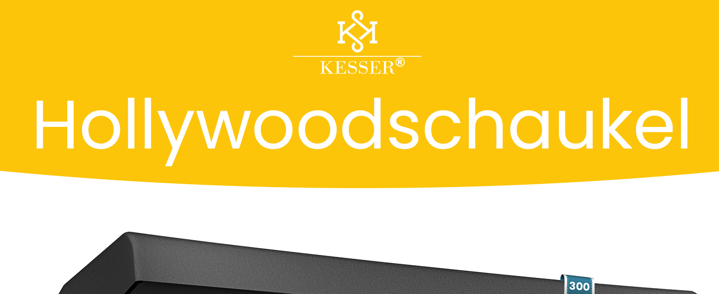 Гойдалка KESSER Hollywood на 3 місця з навісом, садова лава до 300 кг, водостійка, з антиковзними ніжками, для вулиці та дому (бежева)