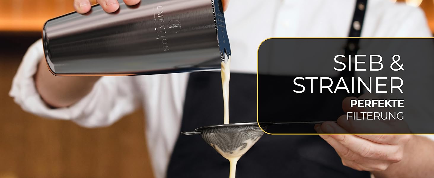 Коктейльний набір Schwarz 14 предметів: шейкер Бостон 825 мл, аксесуари для коктейлів, рецепти, професійний та початківець, подарунковий набір чорний