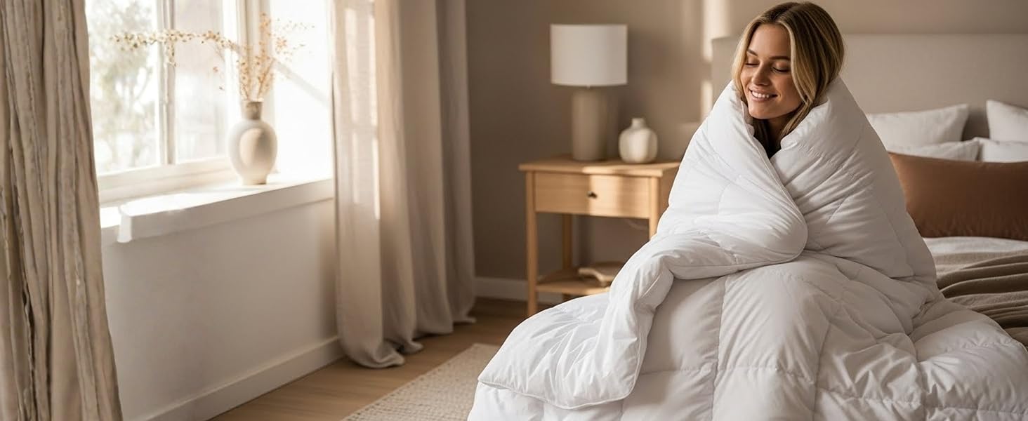 Німецьке пухове подушка 80x80 | 3-камерна подушка 80x80 з пуху та пір'я | М'яка та підходить для алергіків | Ергономічна подушка | Подушка 1x 80x80 см