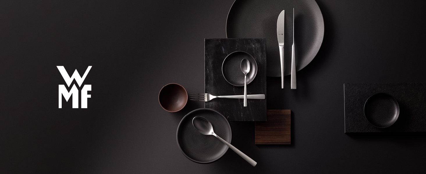 Набір столових приборів WMF Corvo на 6 осіб (30 предметів), нержавіюча сталь Cromargan protect, матове покриття, стійкий до подряпин, придатний для миття в посудомийній машині