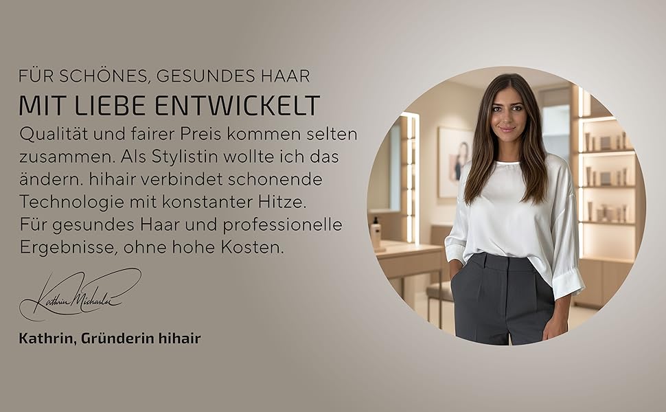 Праска для волосся Glätteisen – Тест-переможець 2025, 100 днів на тест, LCD-дисплей, швидке нагрівання (20 сек) для блискучого та гладкого волосся