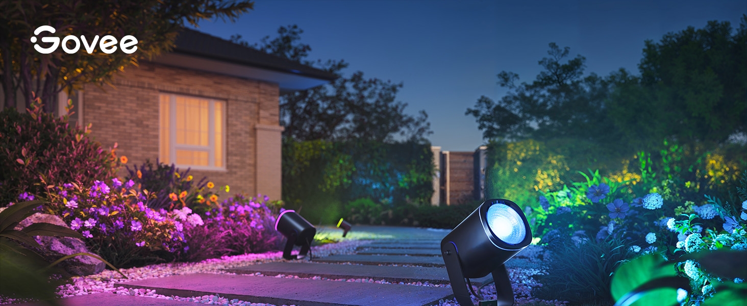 Govee LED стрічка 10м для вулиці, RGBIC, водонепроникна IP65, з керуванням Alexa та Google Assistant, для тераси, вечірок