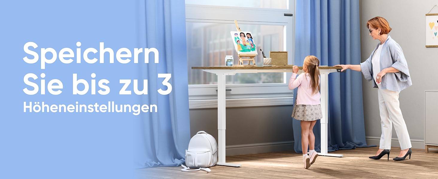 Електричний регульований стіл ONKRON, чорний, для стільниць 120-170 см, до 70 кг (Cdf222e-w)