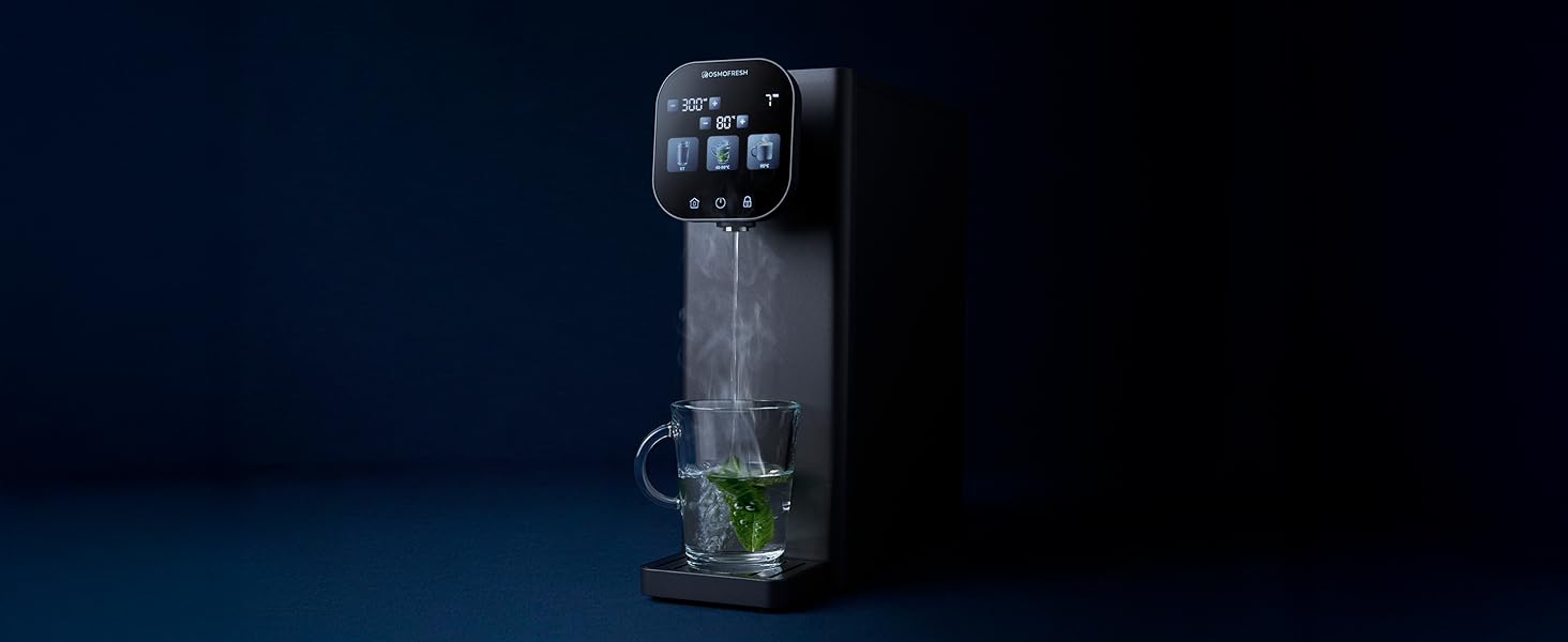 Система зворотного осмосу OsmoFresh Fusion Stream з гарячою водою та 7-ступеневою фільтрацією | Сертифікована TÜV