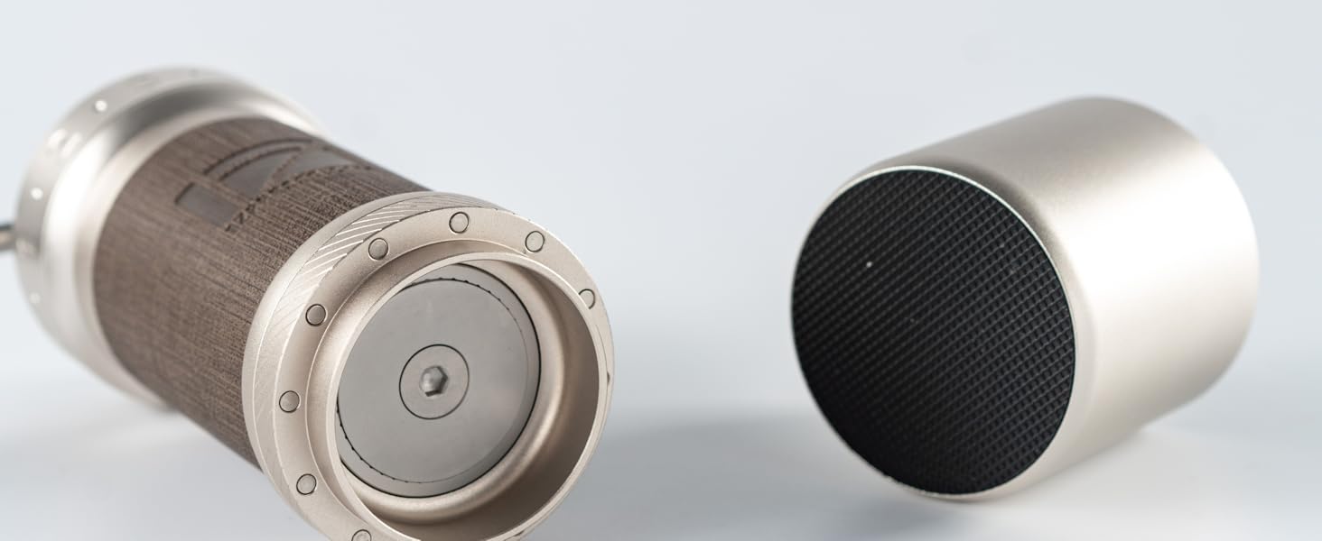 Кавомолка ручна 1Zpresso K-Ultra Eisengrau з конічним жорном з нержавіючої сталі, інтуїтивним налаштуванням та контейнером 40г, у кейсі