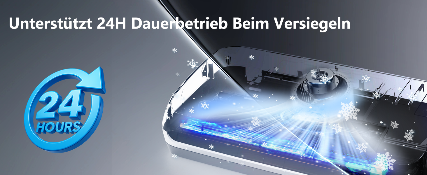Вакууматор для продуктів 12-в-1, вакуумний пакувальник з подвійним швом, вбудованим різаком та лотком для збору рідини, 95кПа, чорний