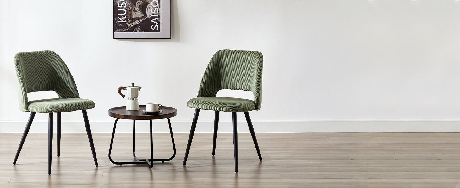 Набір з 4-х обідніх стільців, зелені, крісло-відпочивальник, для вітальні, кухні, спальні, залу. М'який стілець з незалежними ніжками, кОрдовий, для обідньої кімнати.