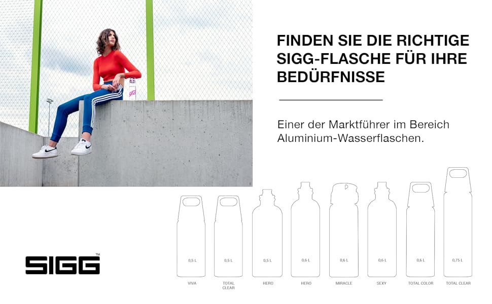 Пляшка для пиття SIGG Total Clear ONE (0,75 л), що не містить шкідливих речовин і герметична, легка і небитка пляшка для пиття з трітана (червоного кольору)