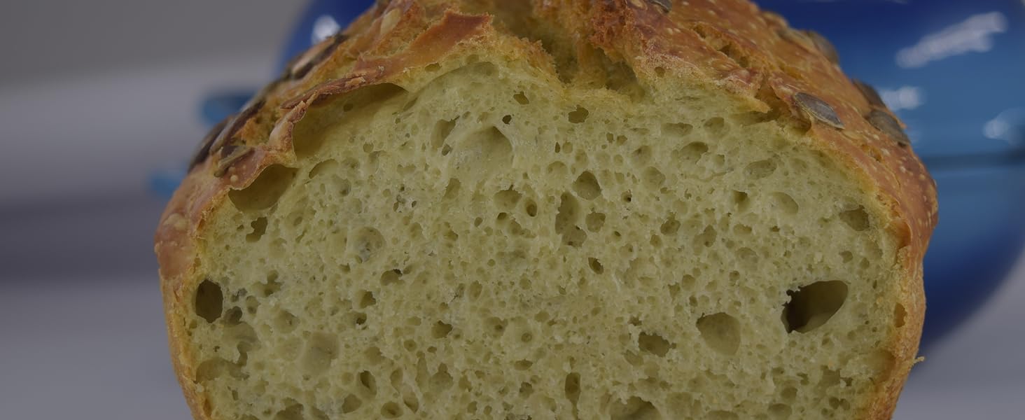 Набір для приготування хліба Artisan LoafNest: Форма для випікання з чавунного лиття та силіконовий вкладиш.