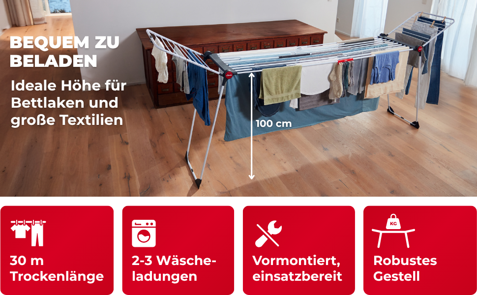 Сушарка для білизни Vileda Infinity Flex Ultimate Black Edition з розсувним телескопічним каркасом, XXL-стійками, чорного кольору. Складається та поставляється у зібраному вигляді. Ідеальна для великої кількості білизни. Екологічна упаковка.