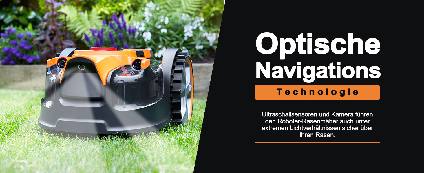 Робот-газонокосарка LawnMaster VBRM16 OcuMow для газонів до 100 м², самохідний, бездротовий, акумуляторний 24В 4.0Ah Li-Ion