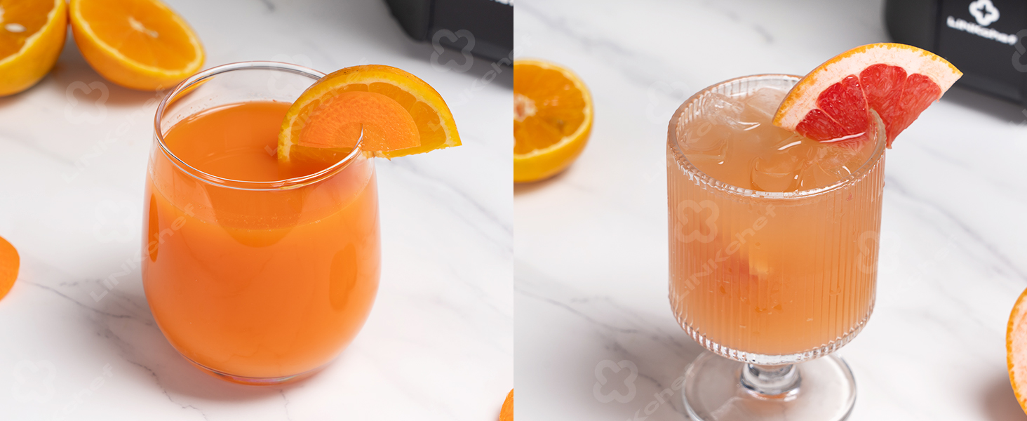 LINKChef Slow Juicer: Холодне віджимання овочів та фруктів, 115 мм, чорний, BPA Free