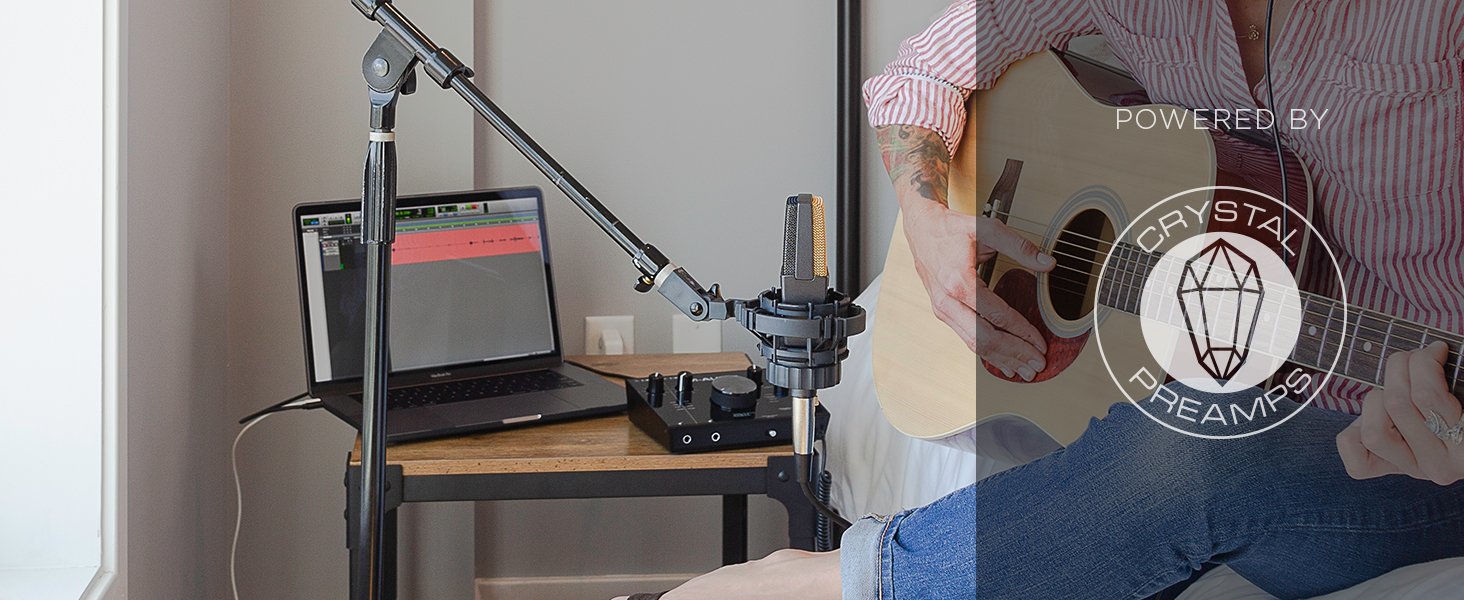 M-Audio Air 192|6: USB аудіоінтерфейс для запису в студійній якості з 2 XLR/Line входами та програмним забезпеченням AIR 192|6 (Чорний)