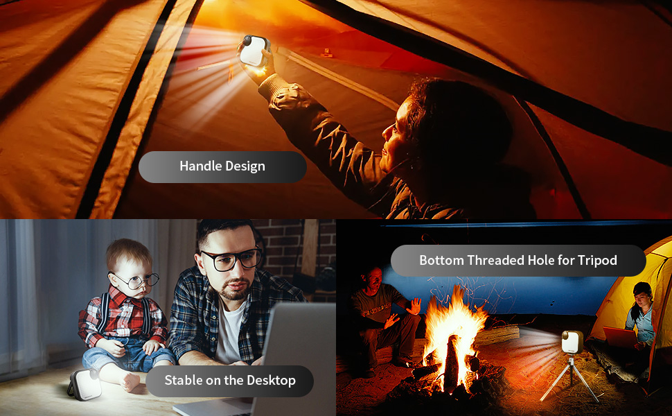 Лампа для кемпінгу, світлодіодний сонячний ліхтар для кемпінгу, 4 режими, акумуляторна лампа для кемпінгу, безступінчате затемнення, водонепроникна і портативна лампа для намету для активного відпочинку, походів, аварійних відключень електроенергії 1