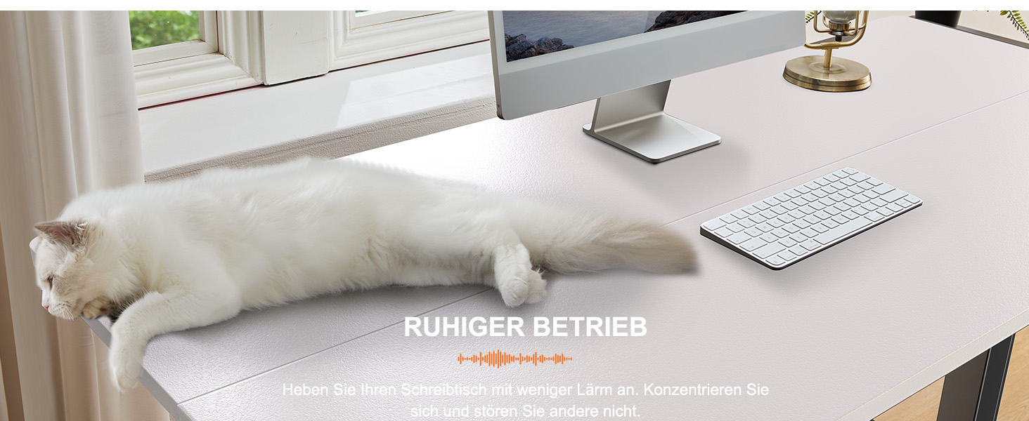 Електричний регульований стіл ErGear 140x70 см з пам'яттю, для дому та офісу, з кріпленням