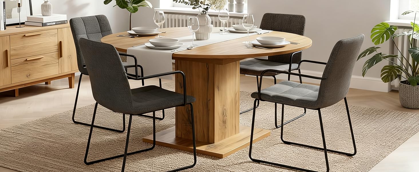 Обертовий стілець ARVIT B&D Home з підлокітниками, коричневий, штучна шкіра, металевий каркас. Кухонний стілець з пружинним блоком та функцією обертання 360°