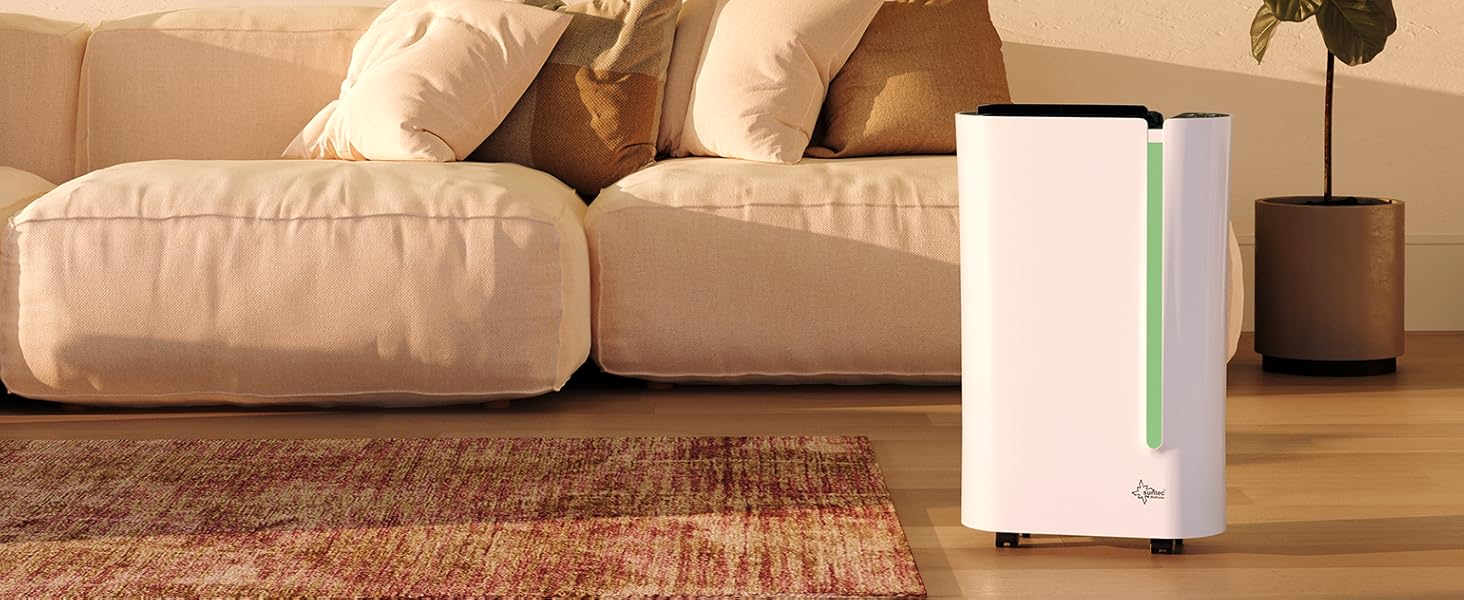 SUNTEC DryFix 20 PRO: Електричний осушувач повітря 20 л/день, 63 м², 3-в-1 (осушувач, очищувач, сушарка)