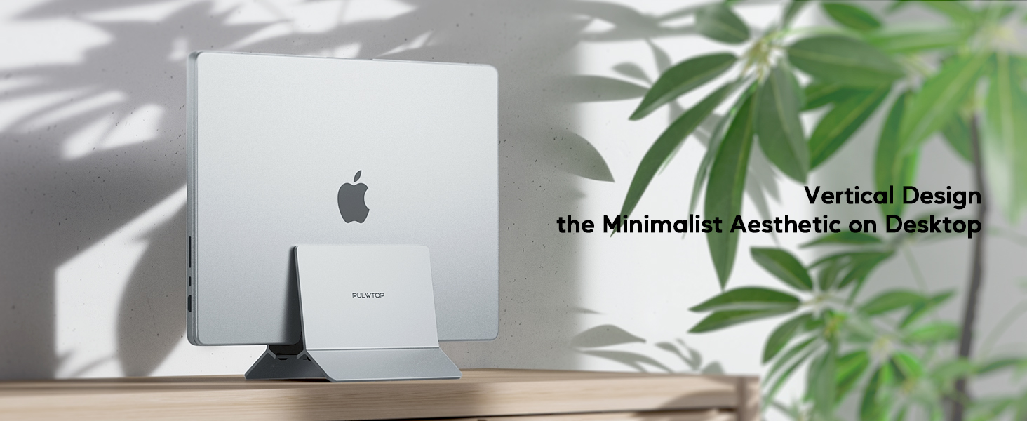 Підставка для ноутбука Vertikaler Laptop Ständer (алюміній) - універсальна, для MacBook, iPad, Tablet, Mac mini