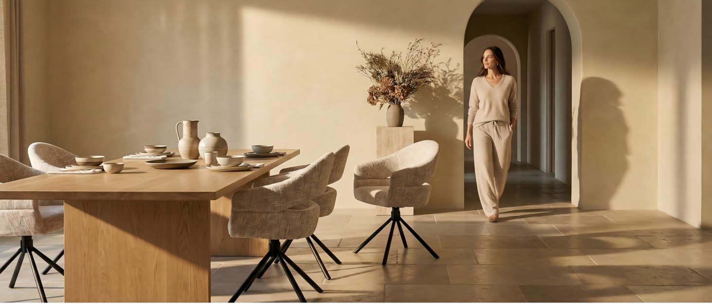 Набір обідніх стільців CLIPOP (4 шт), штучна шкіра, зелений, для кухні та вітальні