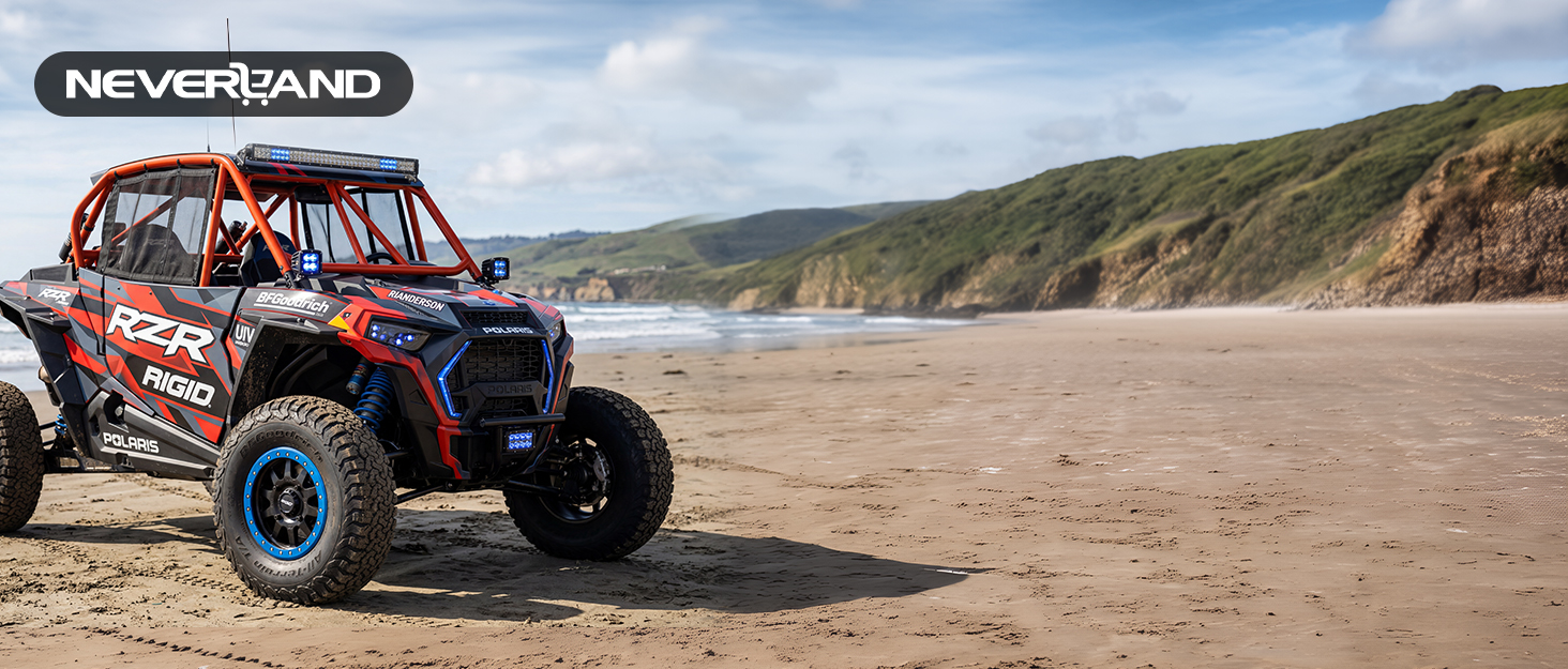 Водонепроникний чохол для квадроцикла NEVERLAND ATV (XXXL, 256x110x120 см) з оксфордської тканини 210D, захисний покрив від пилу, дощу та UV-променів, чорний