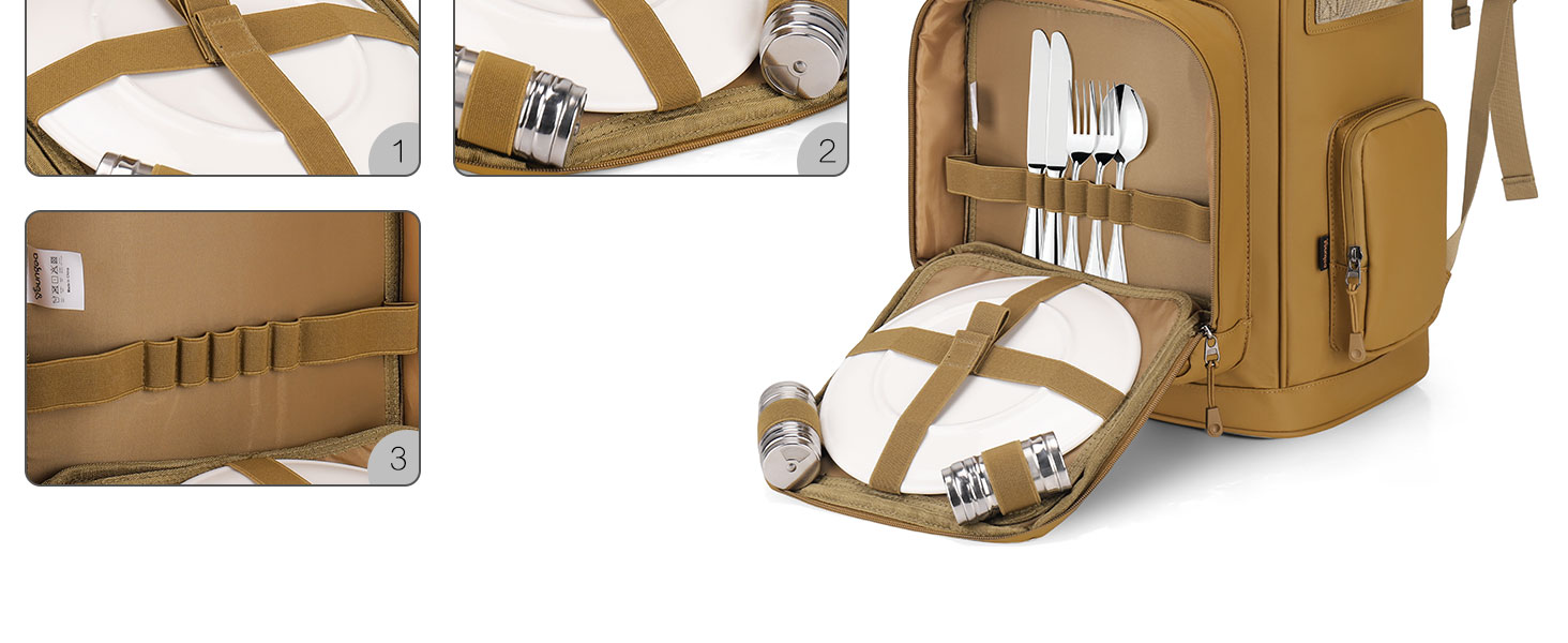 Рюкзак-холодильник 30L, водонепроникний, для пікніка, пляжу, кемпінгу, відпочинку на природі (зелений/жовтий)