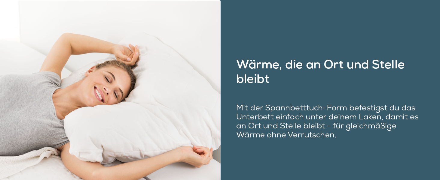 Електрична ковдра Beurer UB 74 з автовимкненням та захистом від перегріву, 200x100 см, 3 температурні режими, пральна, у вигляді натягнутого простирадла