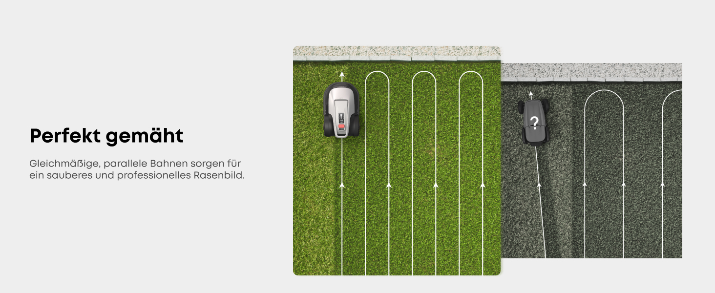 Робот-газонокосарка eufy E15 без дроту, до 800 м², TrueVision, навігація, уникнення перешкод, керування через додаток