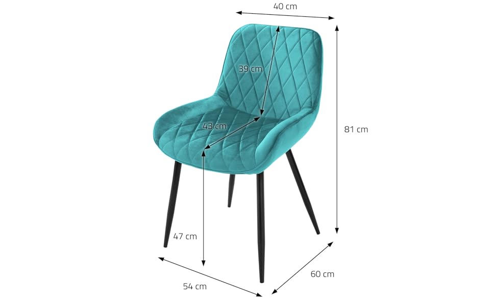 Крісла для обідньої зони ML-Design, темно-зелені, з підлокітниками та спинкою, комплект 2 шт.