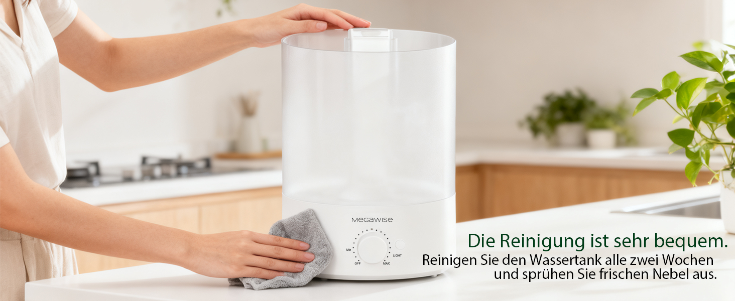 Набір з 2 ультразвукових зволожувачів повітря H1-XIT по 3.5Л, холодний туман, верхній залив води, безпротікання, для дитячої кімнати, спальні та вітальні, білий