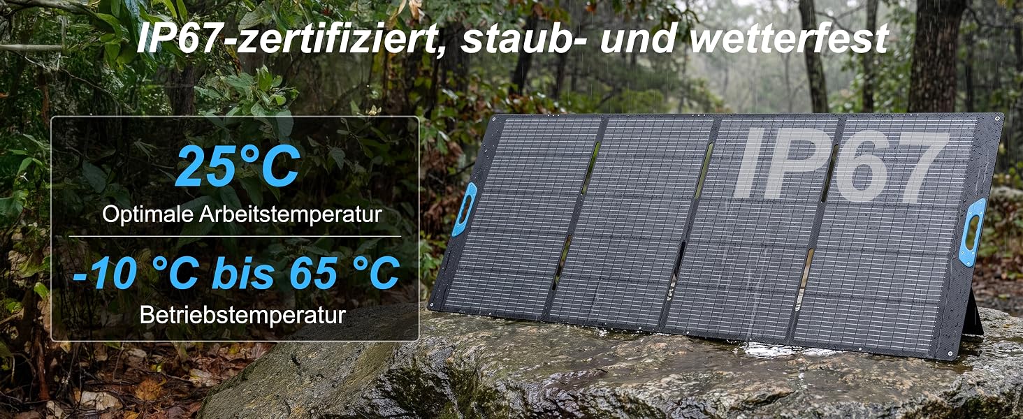 Складана монокристалічна сонячна панель 220W 26V, портативна сонячна зарядна станція (400W peak)