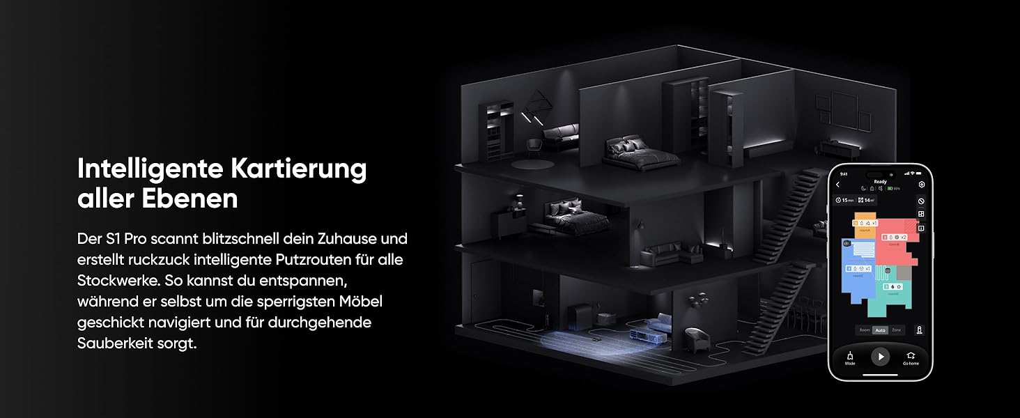 Робот-пилосос eufy L60 з базою самостійного очищення, потужність 5000Pa, захист від намотування волосся, 60 днів без випорожнення, iPath лазерна навігація (відновлений) (S1 Pro)