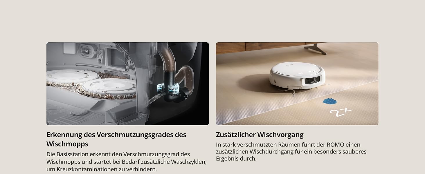 Робот-пилосос DJI Robo S з функцією миття підлоги, 25 000 Па потужність всмоктування, розпізнавання перешкод рівня дрона, два роботизовані руки, 200 днів без обслуговування, автоматичне очищення та сушіння моп-насадки DJI Robo S (версія з баком для води)