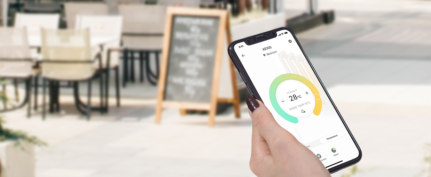 Комплект TP-Link Kasa Smart: розумний термостат для радіатора KE100 KIT та смарт-датчик температури та вологості Tapo T310